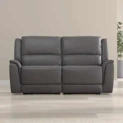 Clearance Rockwell Power Leather Loveseat Loveseats|Reclining Furniture