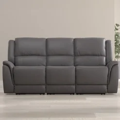 Rockwell Power Leather Sofa Sofas & Couches|Reclining Furniture