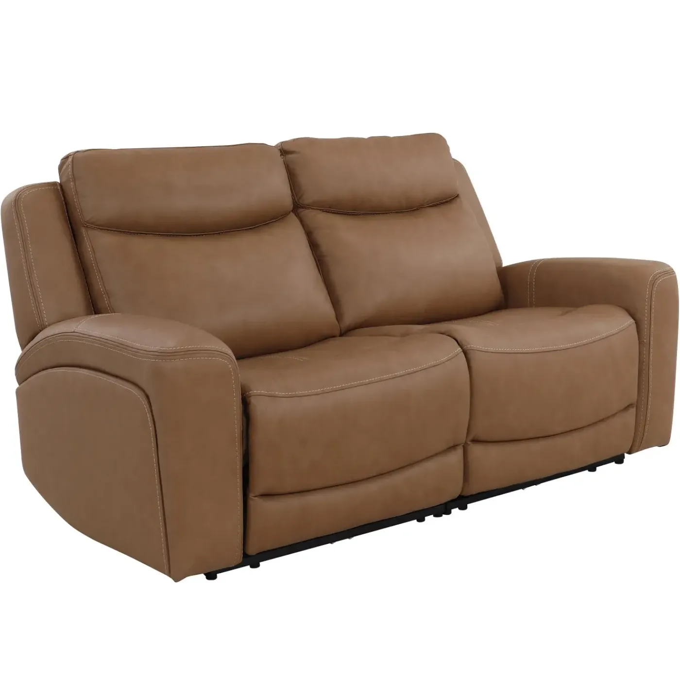 Sale Ryder Leather Power Reclining Loveseat with Heat & Massage Loveseats