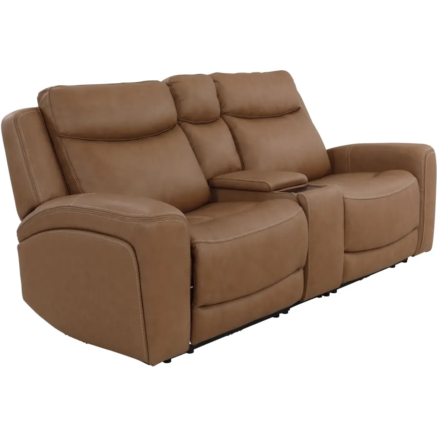 Best Ryder 3pc Leather Power Reclining Console Loveseat with Heat & Massge Sofas & Couches