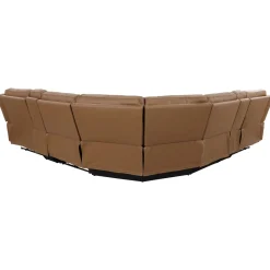 Sale Ryder 7pc Power Leather Sectional with Heat & Massage Living Room Sets