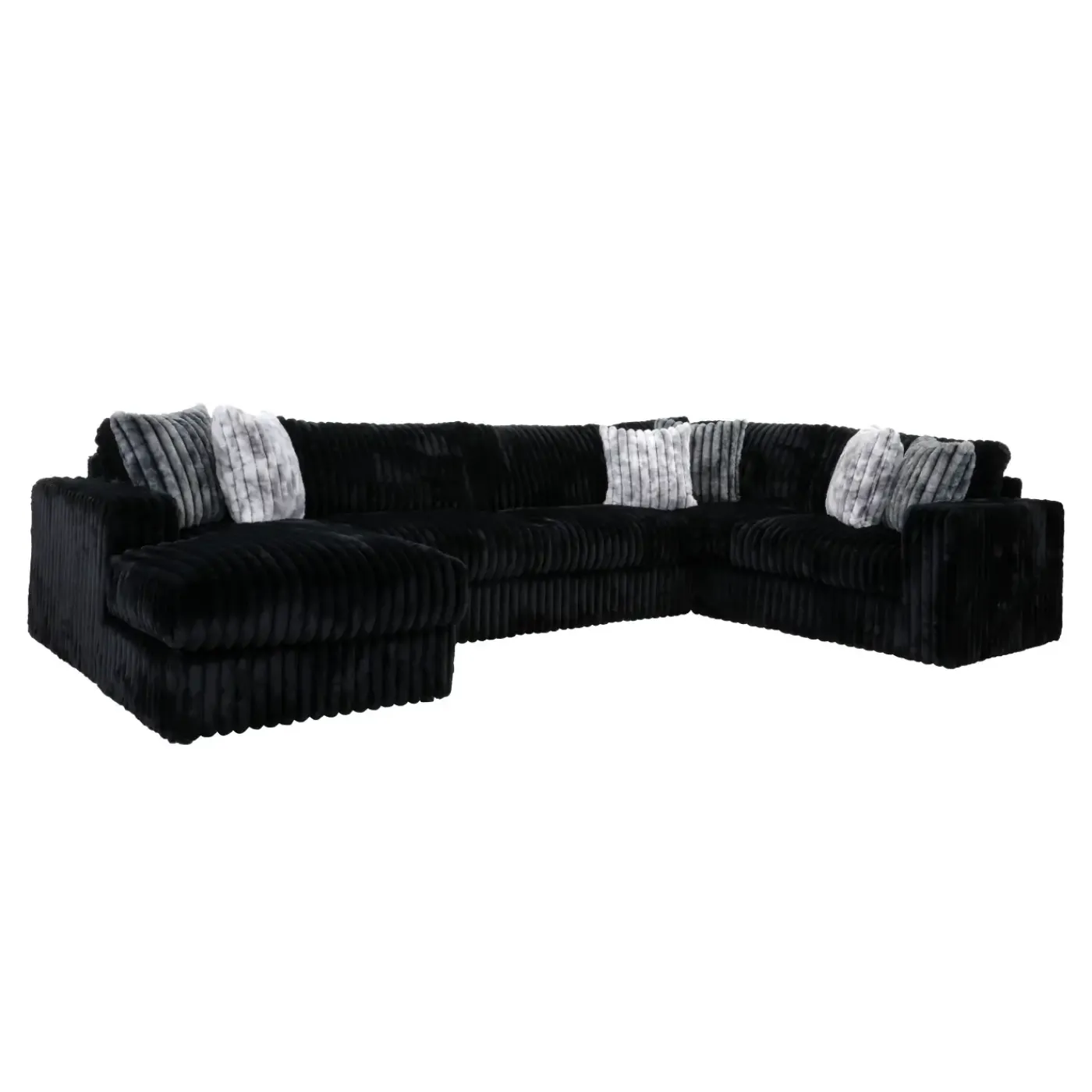 Clearance Sable 3pc Sectional Living Room Sets|Sectionals