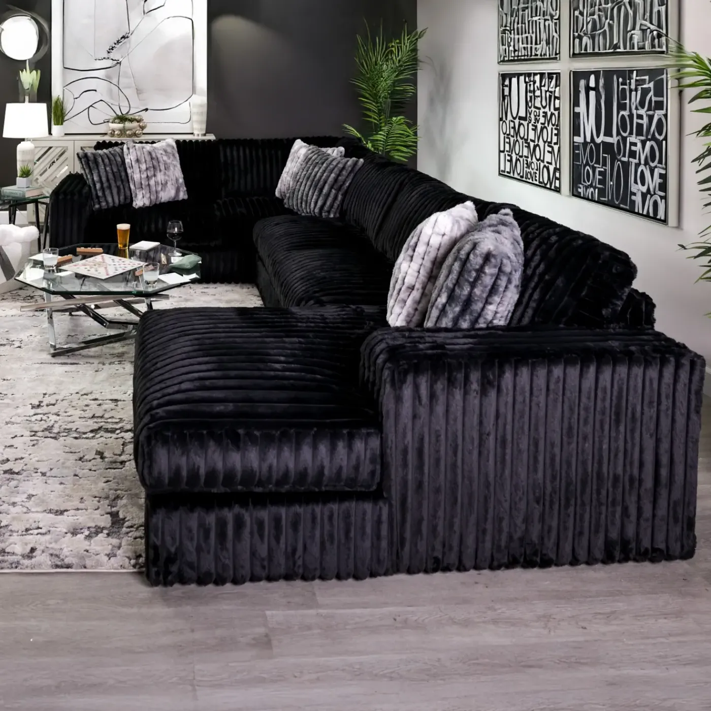 Sable Sectional 3pc Sectional Living Room Sets|Sectionals