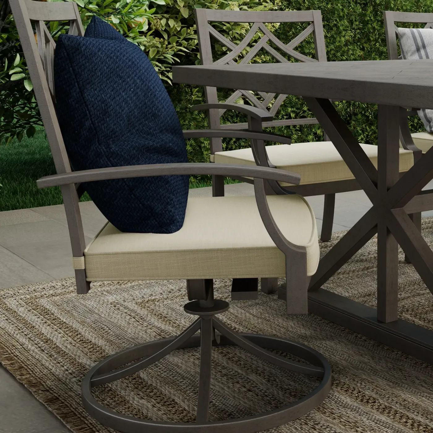 Online Saint Lucia Dining Swivel Chair Outdoor Dining