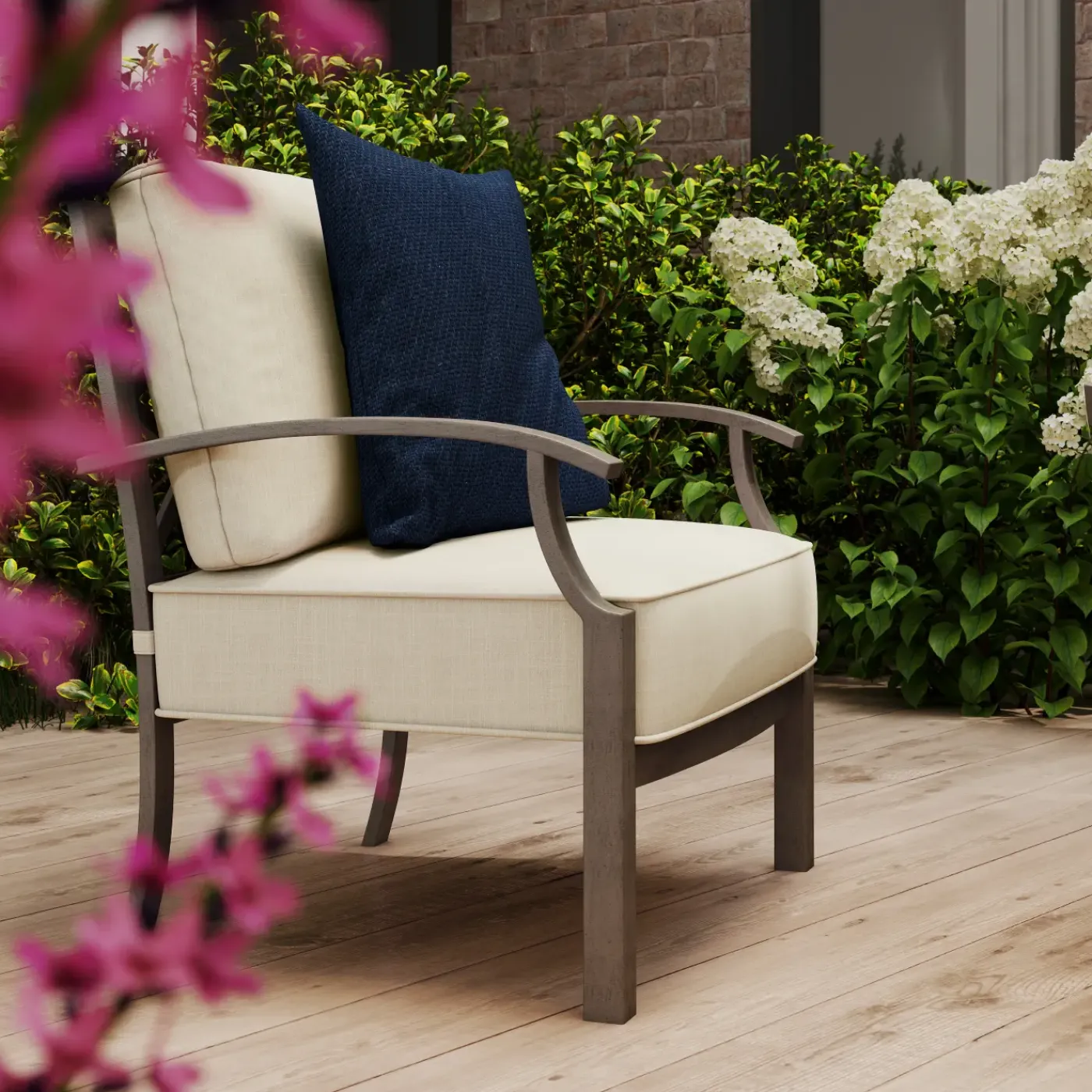 Hot Saint Lucia Outdoor Seating Set-New! 3pc Set: Sofa & 2 Club Chairs Outdoor Seating|Outdoor Furniture Sets