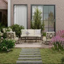 Online Saint Lucia 3pc Set: Sofa & 2 Motion Chairs Outdoor Seating|Outdoor Furniture Sets