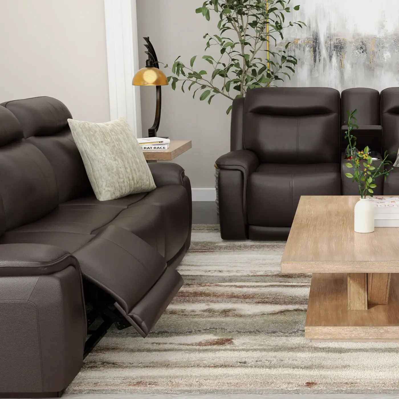 New Saxton Power Motion Living Room Set Living Room Sets|Reclining Furniture