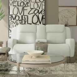 Clearance Scout Tan Reclining Living Room Set Power Reclining Sofa & Loveseat Living Room Sets|Reclining Furniture