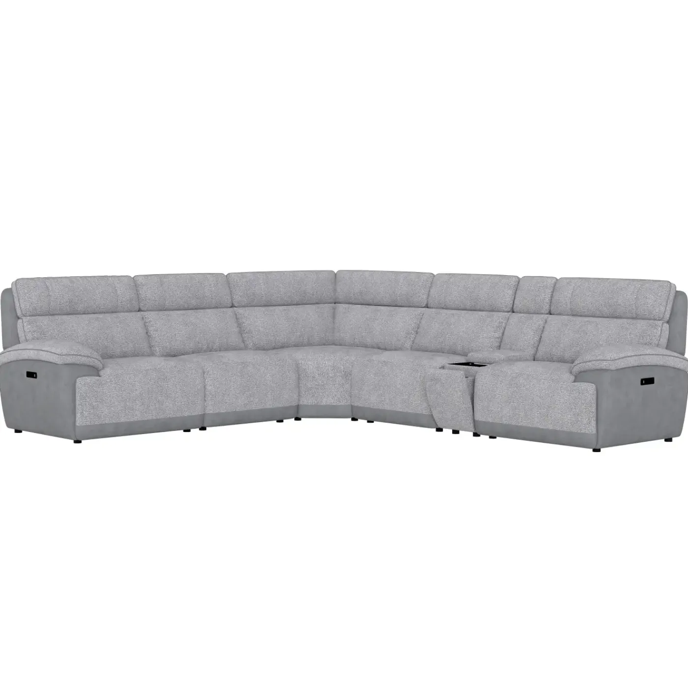 New Screenplay 6pc Immersive Sound Power Sectional Living Room Sets|Sectionals