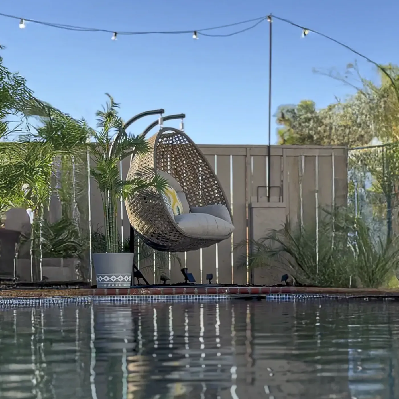 New Sea Wall Outdoor Double Basket Chair Outdoor Seating