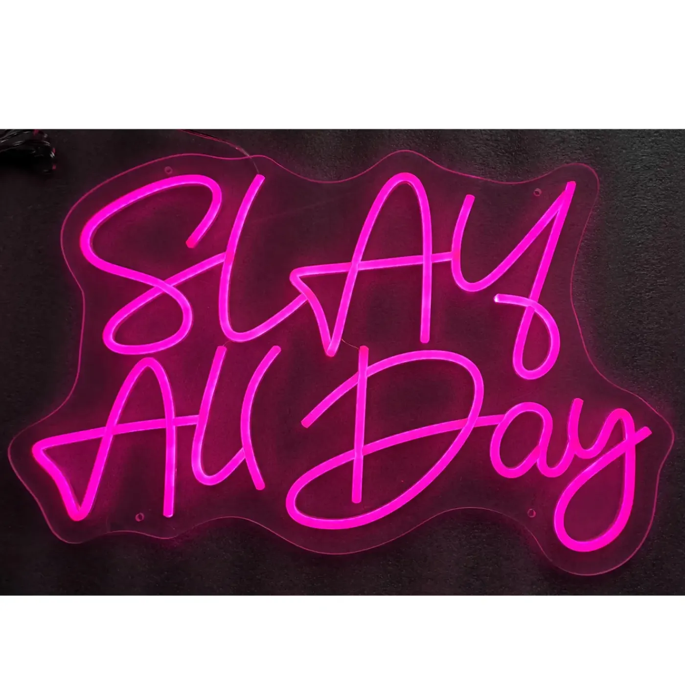 Best Slay All Day Neon Wall Sign Kids Accessories|Wall Art