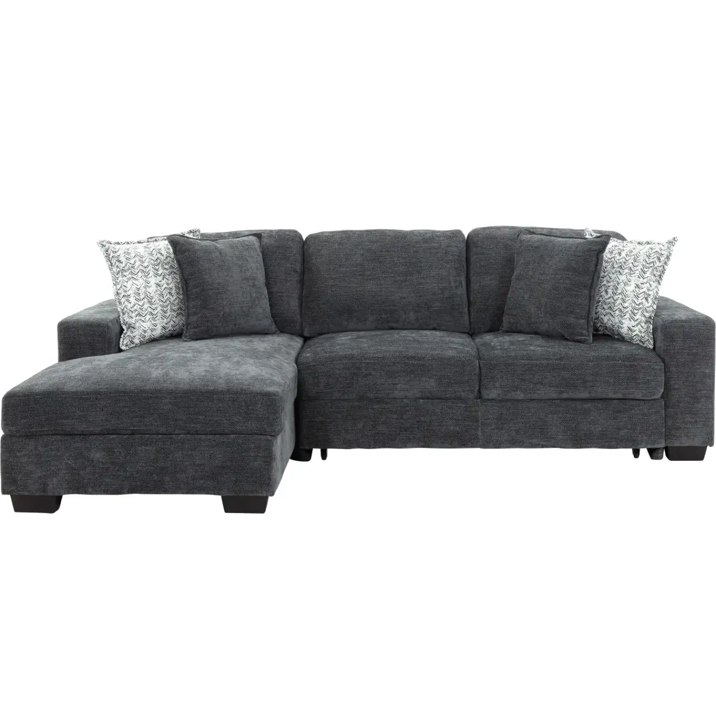 Hot Slumber 2pc Sleeper Sofa with Left Storage Chaise Living Room Sets|Sectionals