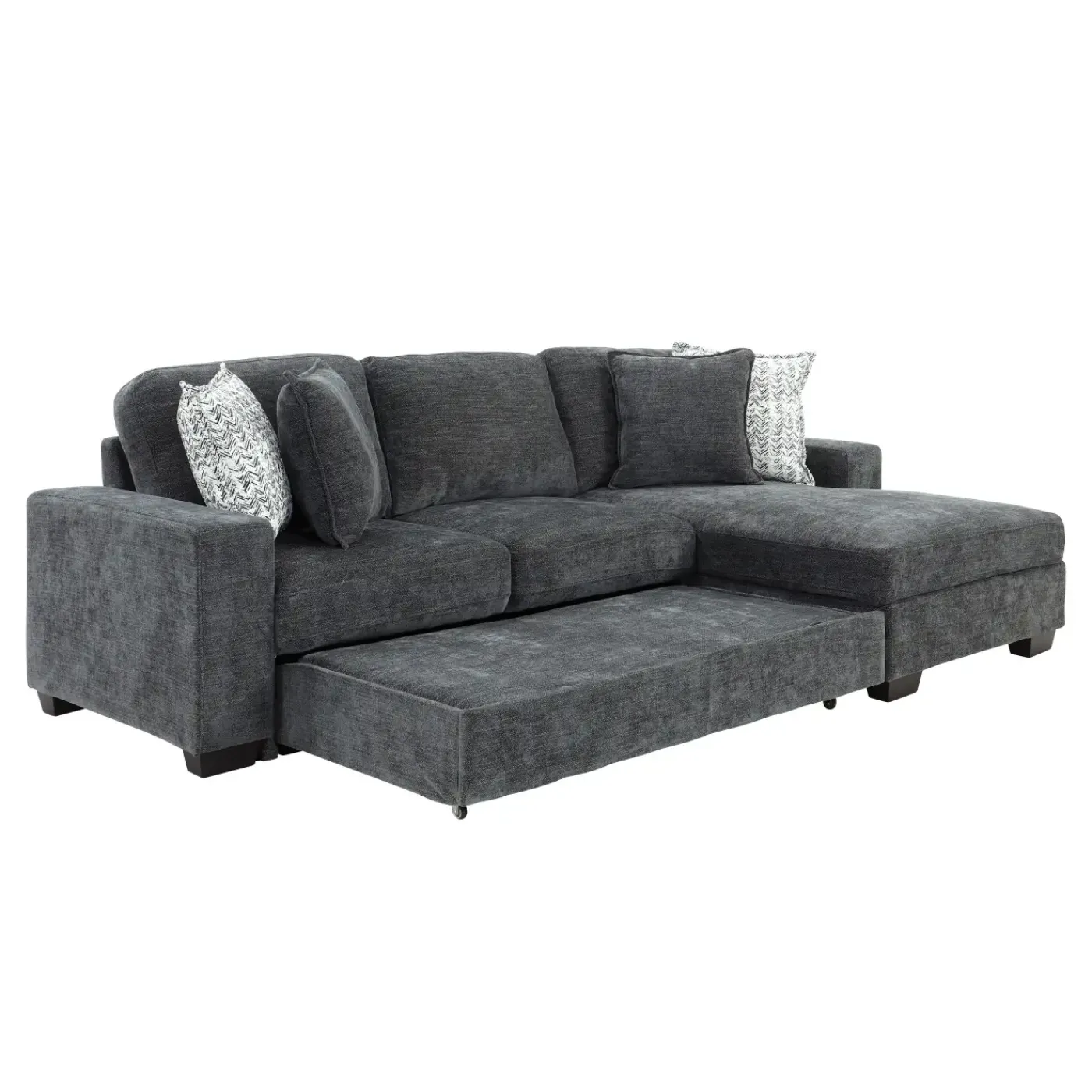 Online Slumber 2pc Sleeper Sofa with Right Storage Chaise Living Room Sets|Sleeper Sofas