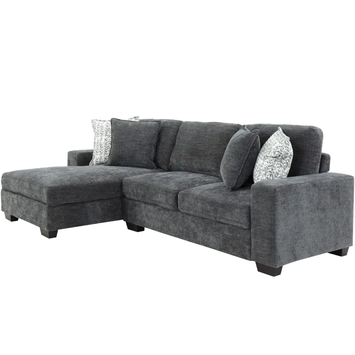 Slumber 2pc Sofa with Left Storage Chaise Living Room Sets|Sectionals