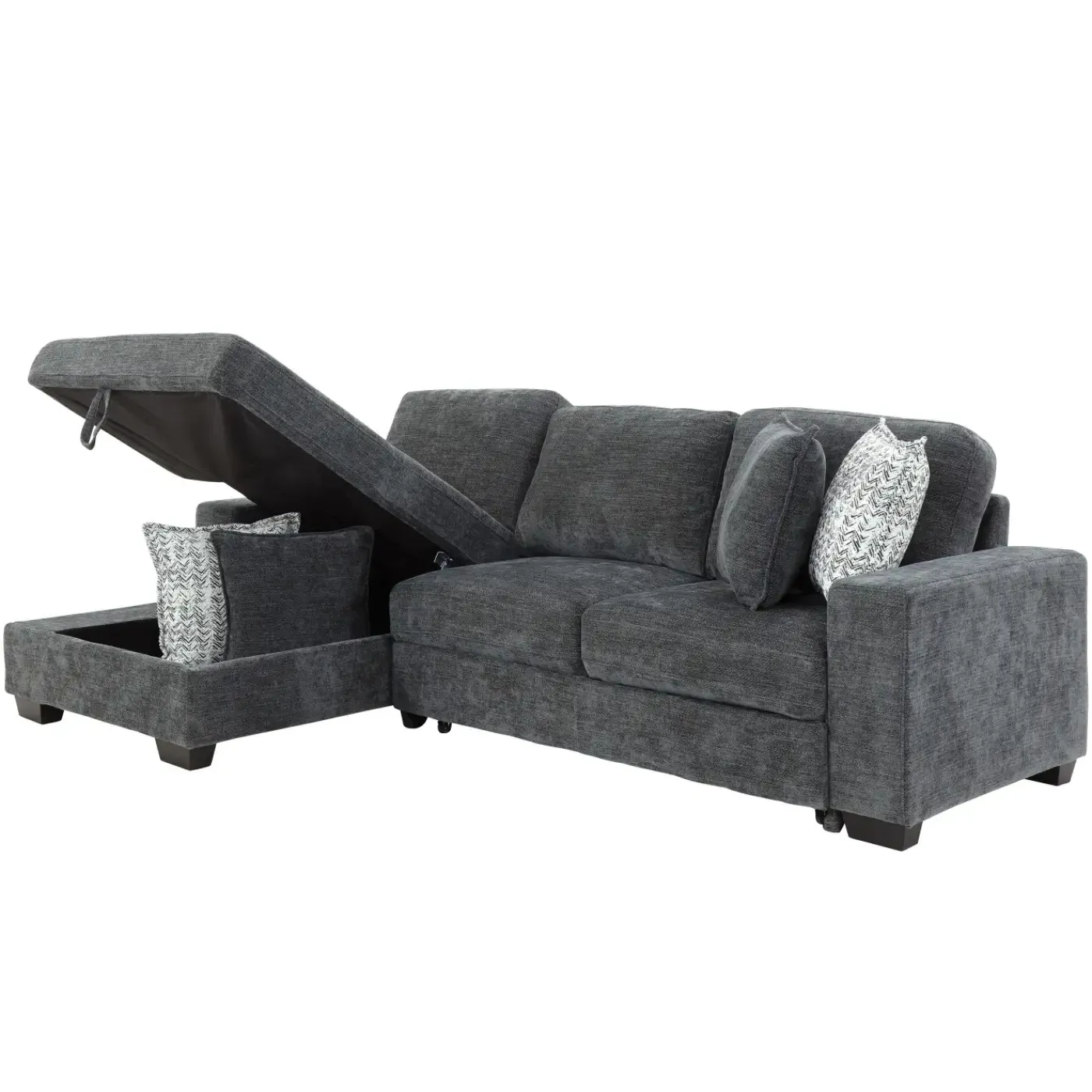 Slumber 2pc Sofa with Left Storage Chaise Living Room Sets|Sectionals