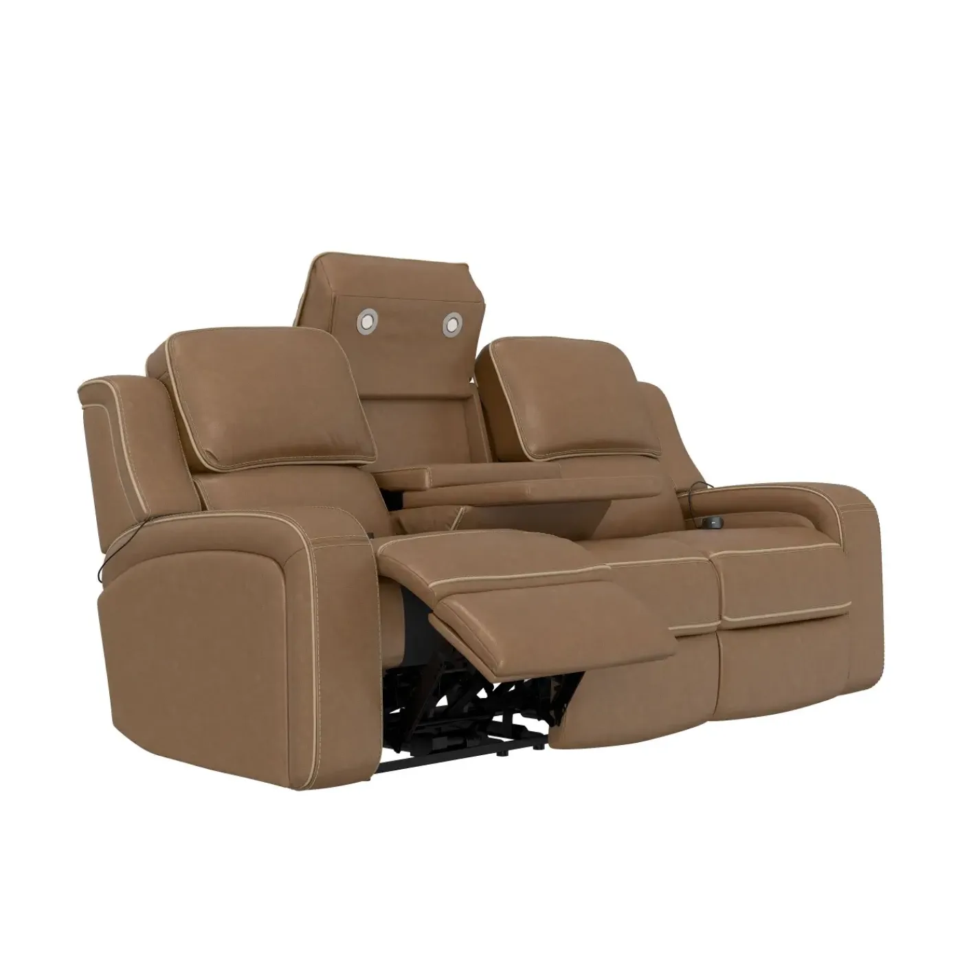 Sale Soundwave Living Room Set Immersive Power Leather Reclining Sofa & Loveseat Living Room Sets|Reclining Furniture