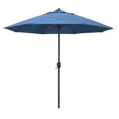 Outlet St. Lucia 9' Round Auto-Tilt Umbrella Outdoor Umbrellas