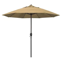 Clearance St. Lucia 9' Round Auto-Tilt Umbrella Outdoor Umbrellas