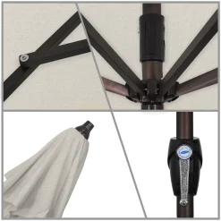 Sale St. Lucia 9' Round Auto-Tilt Umbrella Outdoor Umbrellas