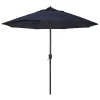 Clearance St. Lucia 9' Round Auto-Tilt Umbrella Outdoor Umbrellas