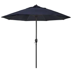Clearance St. Lucia 9' Round Auto-Tilt Umbrella Outdoor Umbrellas