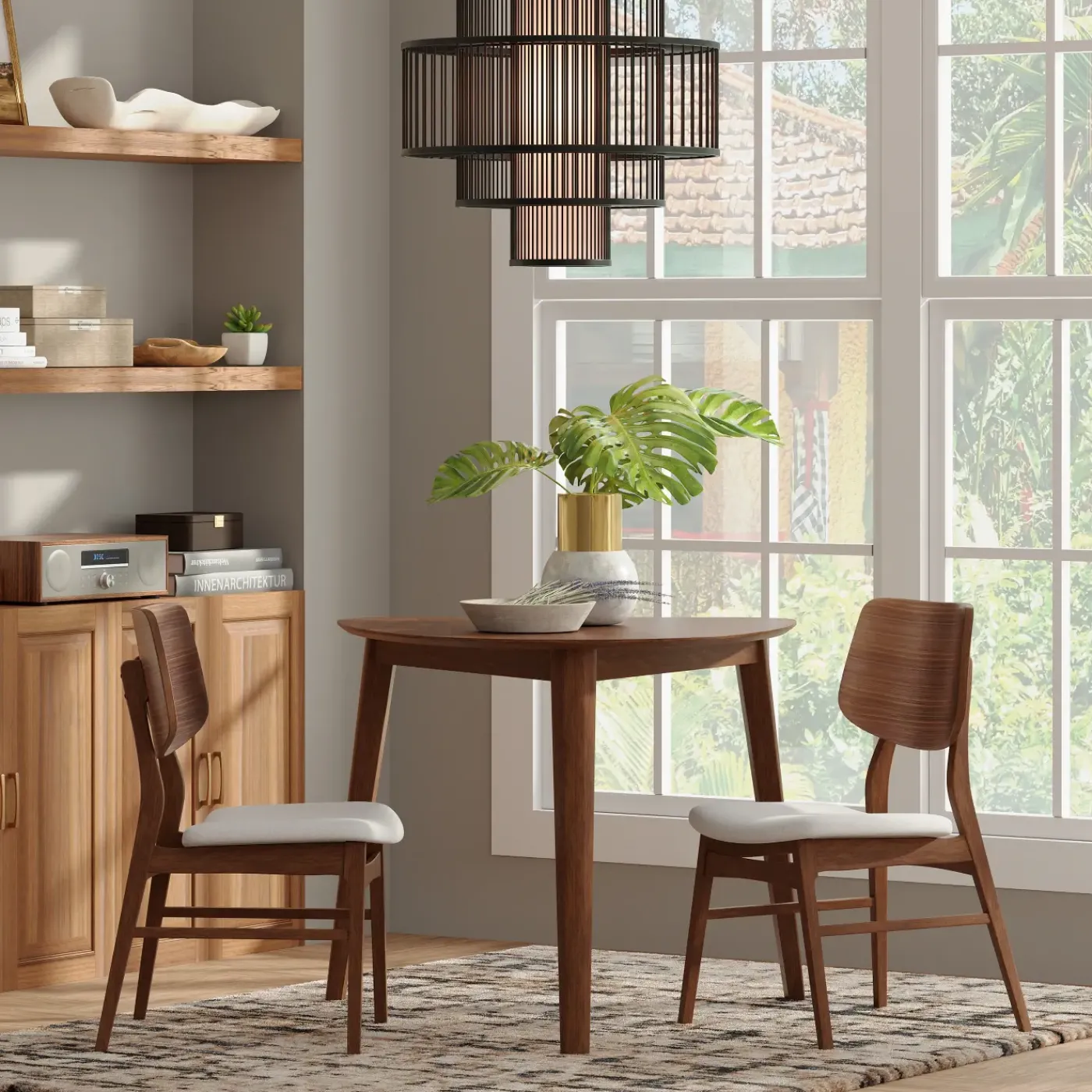 Sullivan 3pc Corner Dining Set: Table & 2 Side Chairs Dining Room Sets|All Modern Living Items