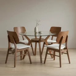 New Sullivan Round Glass Dining Set-New! Dining Room Sets|All Modern Living Items