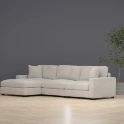 Discount Sydney 3pc Left Chaise Sofa Living Room Sets