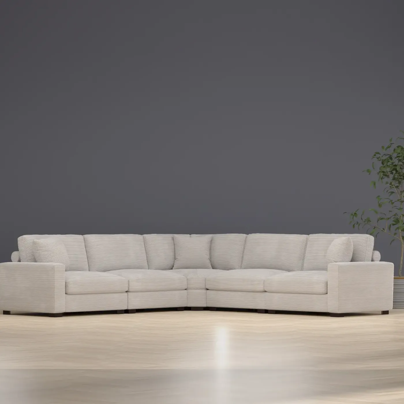 Best Sydney 5pc Modular Sectional Living Room Sets