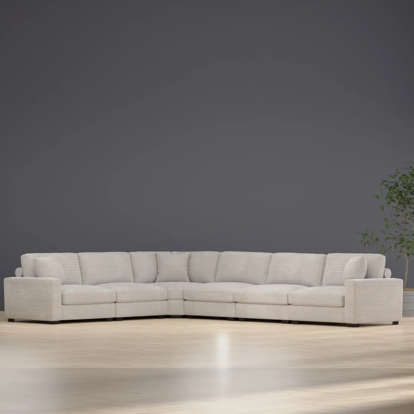 Outlet Sydney 6pc Modular Sectional Living Room Sets