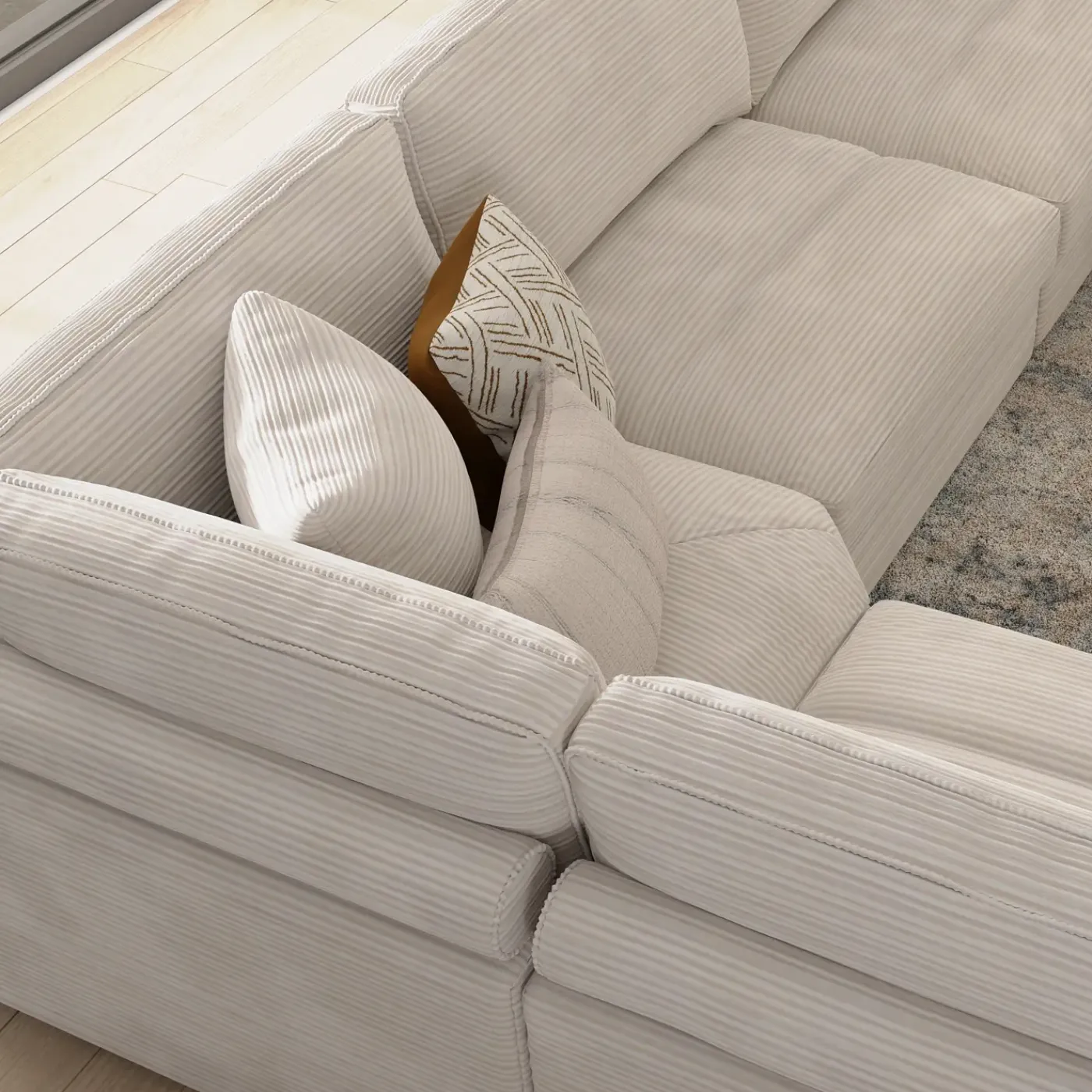 Sydney 6pc Right Chaise Sectional Living Room Sets
