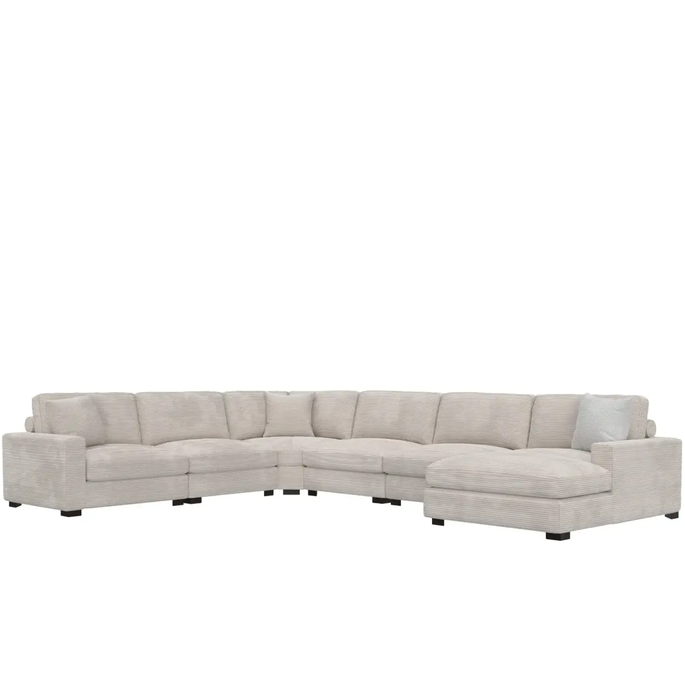 Sydney 6pc Right Chaise Sectional Living Room Sets