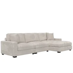 New Sydney 3pc Right Chaise Sofa Living Room Sets