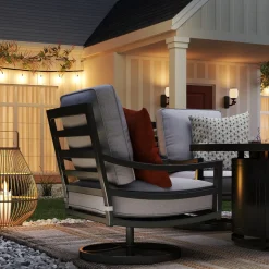 Online Tahoe Outdoor Fire Chat Set-New! Tahoe Outdoor Fire Chat Set Outdoor Seating|Outdoor Furniture Sets