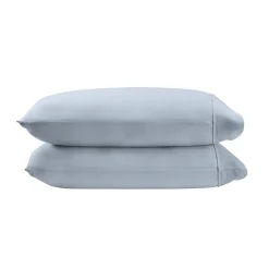 New Tempur Breeze Cooling Blue Pillowcase Set Sheets & Mattress Protectors