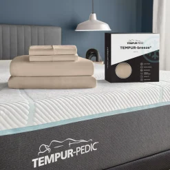 Online Tempur Breeze Cooling Sand Sheet Set Sheets & Mattress Protectors