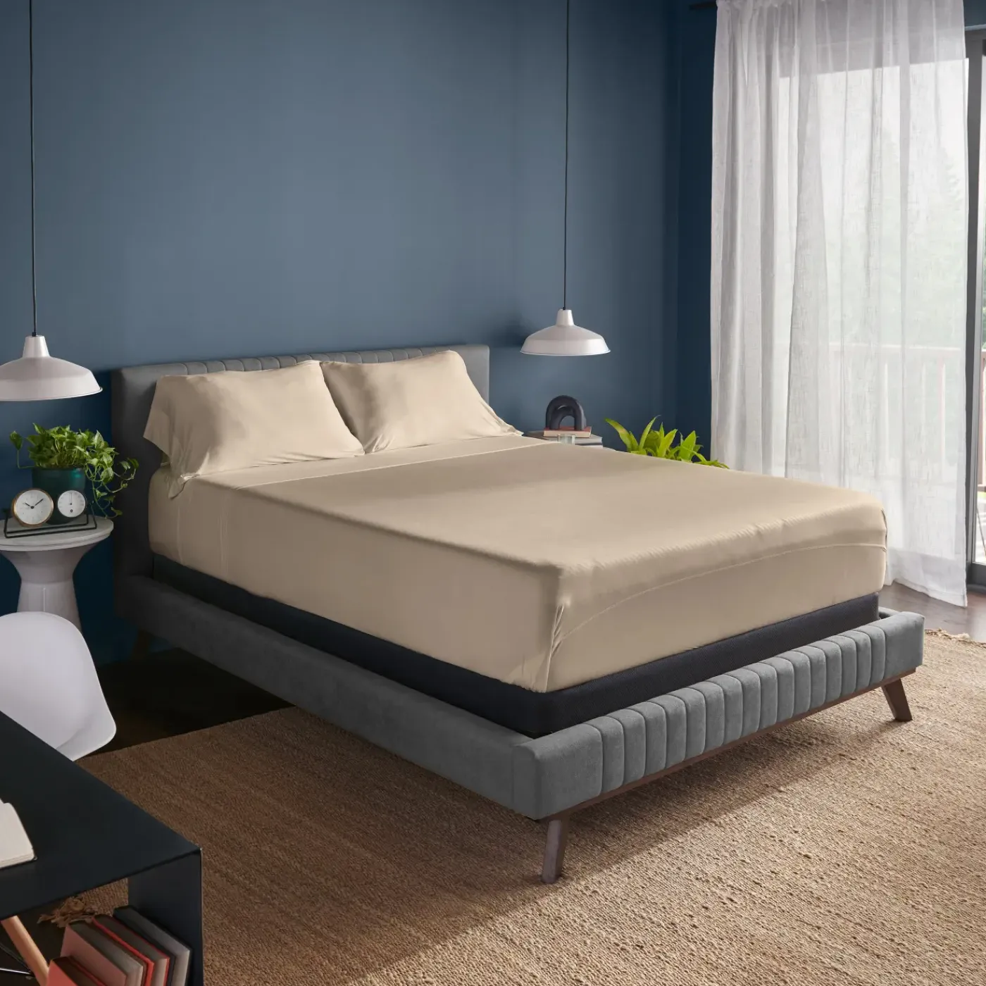 Online Tempur Breeze Cooling Sand Sheet Set Sheets & Mattress Protectors