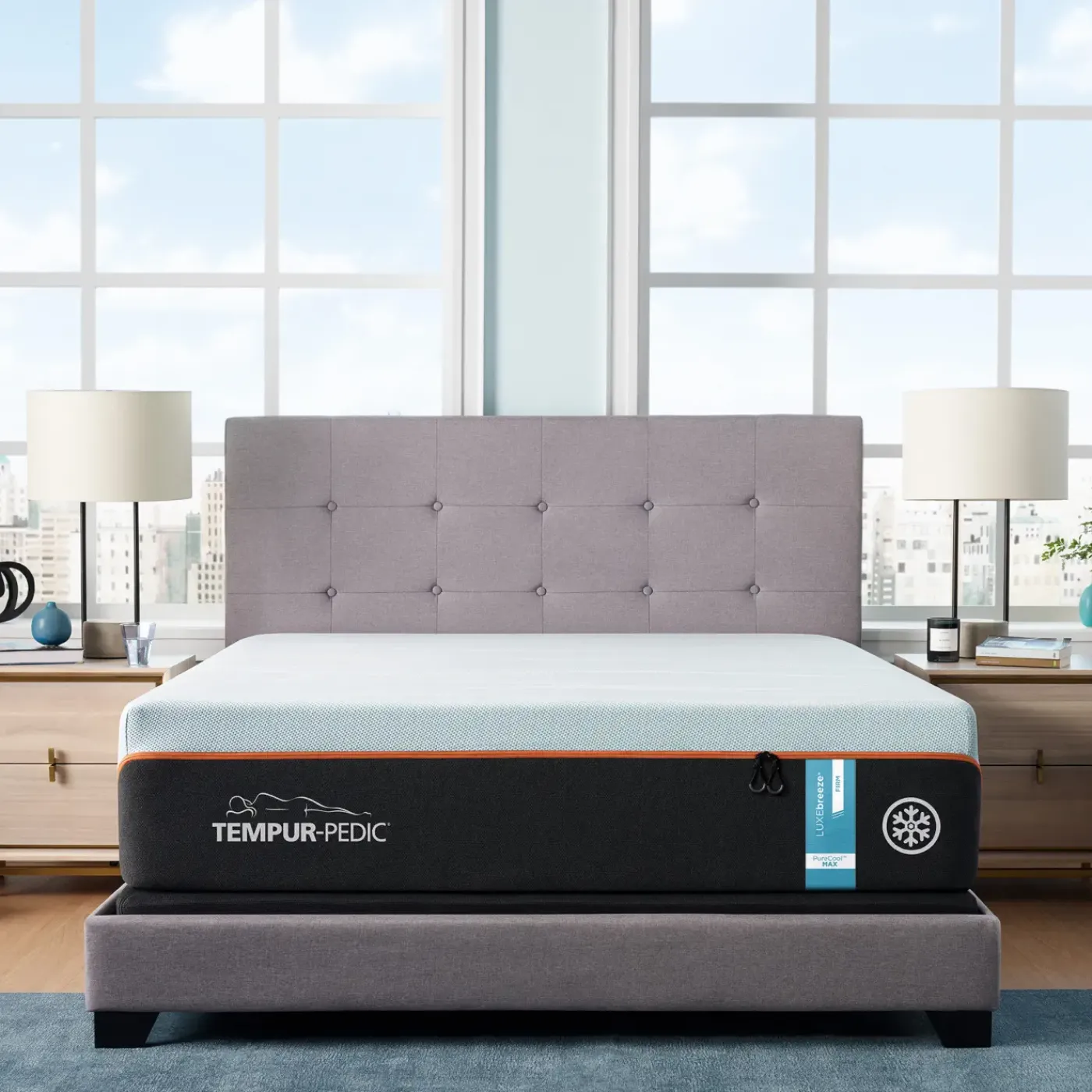 Outlet Tempur LuxeBreeze Firm California King Mattress Twin Mattresses|Eastern King Mattresses