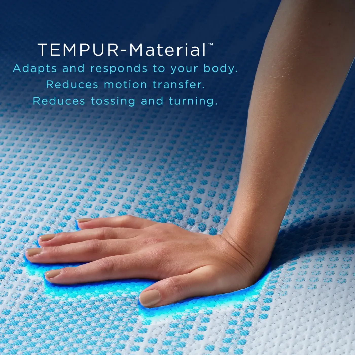 Sale Tempur LuxeBreeze Med Hybrid Split Head Eastern King Hybrid Mattress Eastern King Mattresses