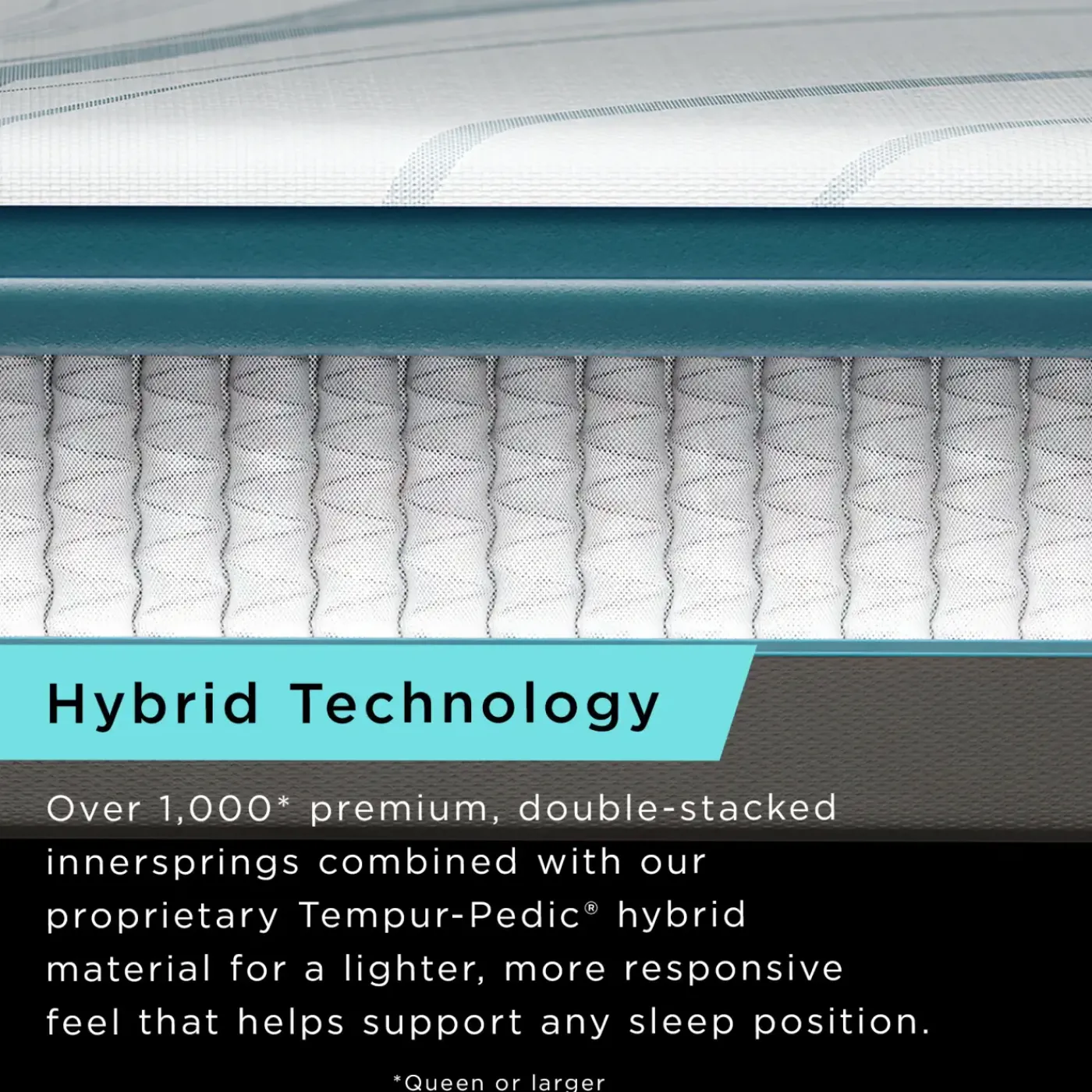 Discount Tempur-Pedic Adapt 2.0 Medium California King Hybrid Mattress Full Mattresses|Twin Mattresses
