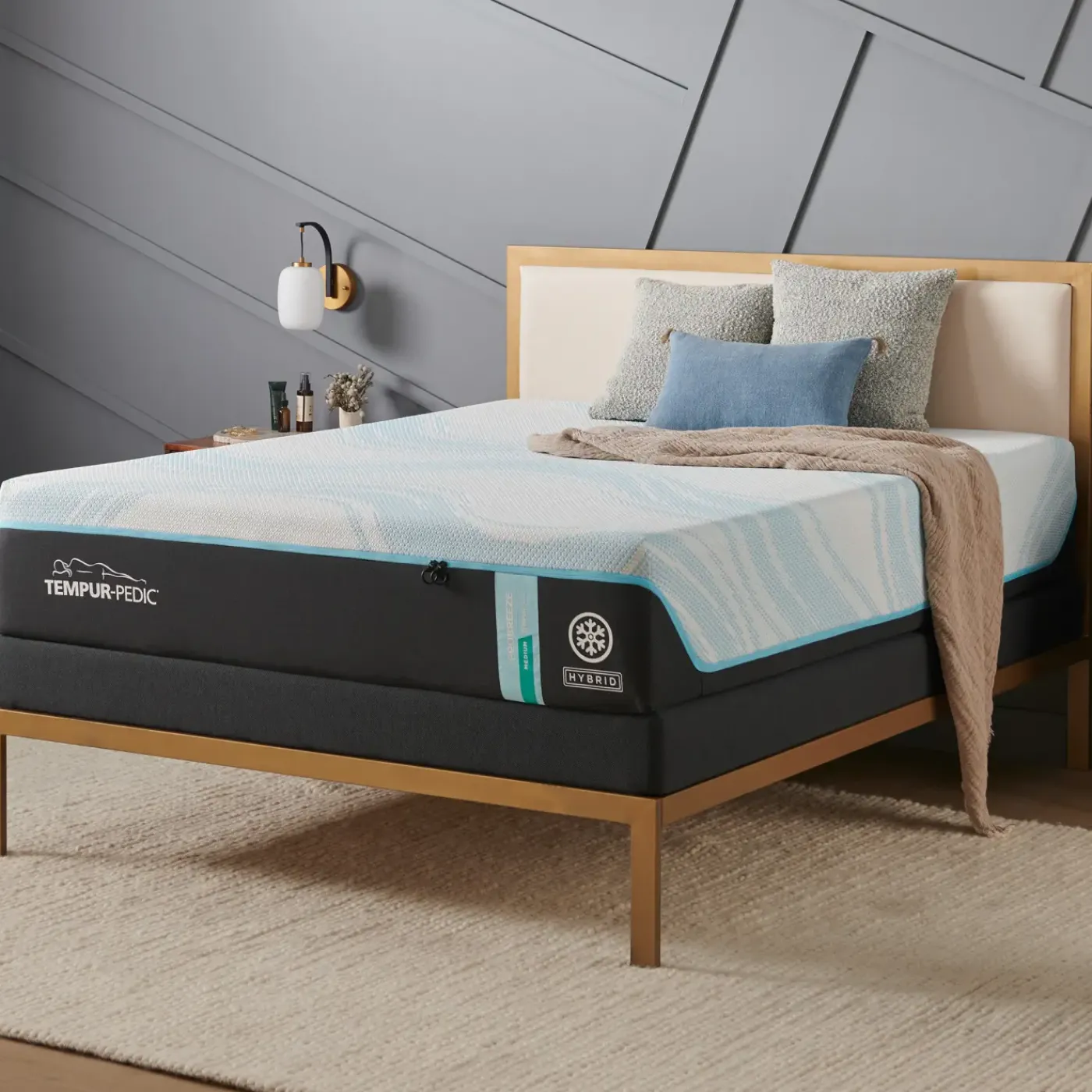 Best Tempur-Pedic ProBreeze Twin XL Hybrid Mattress Twin Mattresses