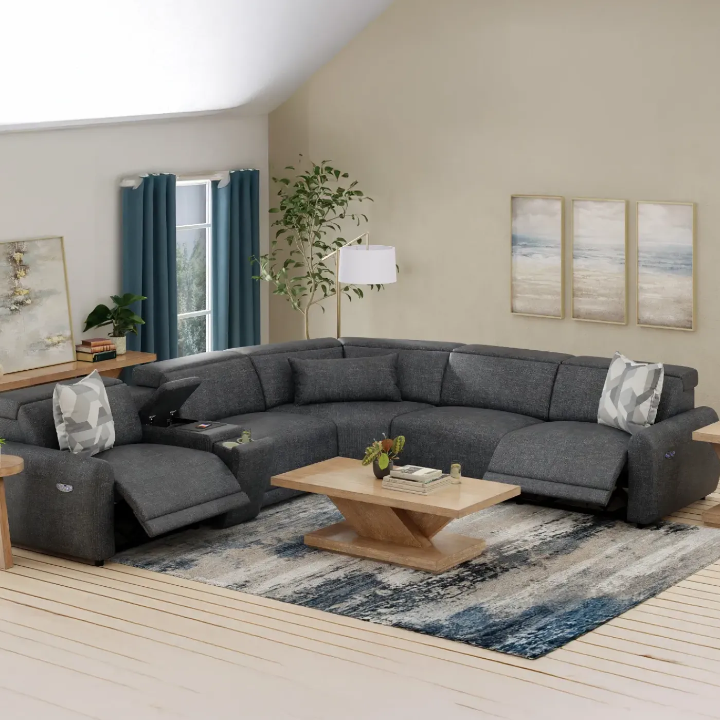 Discount Tinsley Power Sectional Sectionals