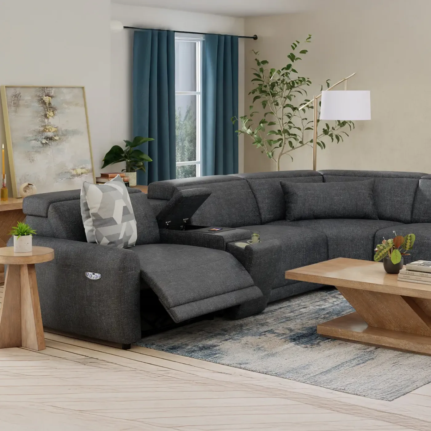 Discount Tinsley Power Sectional Sectionals