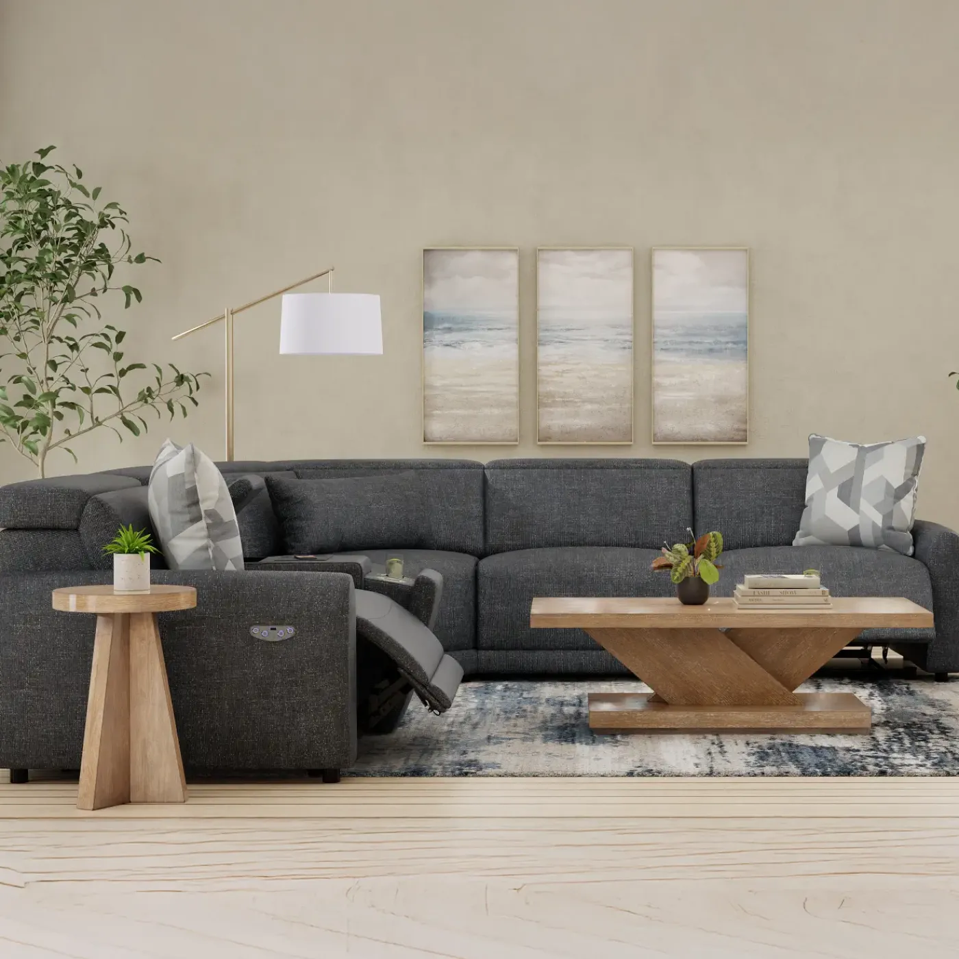 Discount Tinsley Power Sectional Sectionals