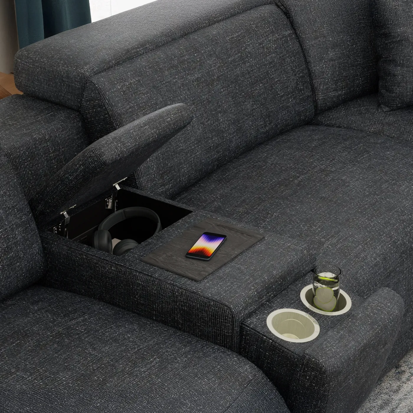 Discount Tinsley Power Sectional Sectionals