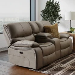 Hot Trilogy Power Reclining Console Loveseat Loveseats