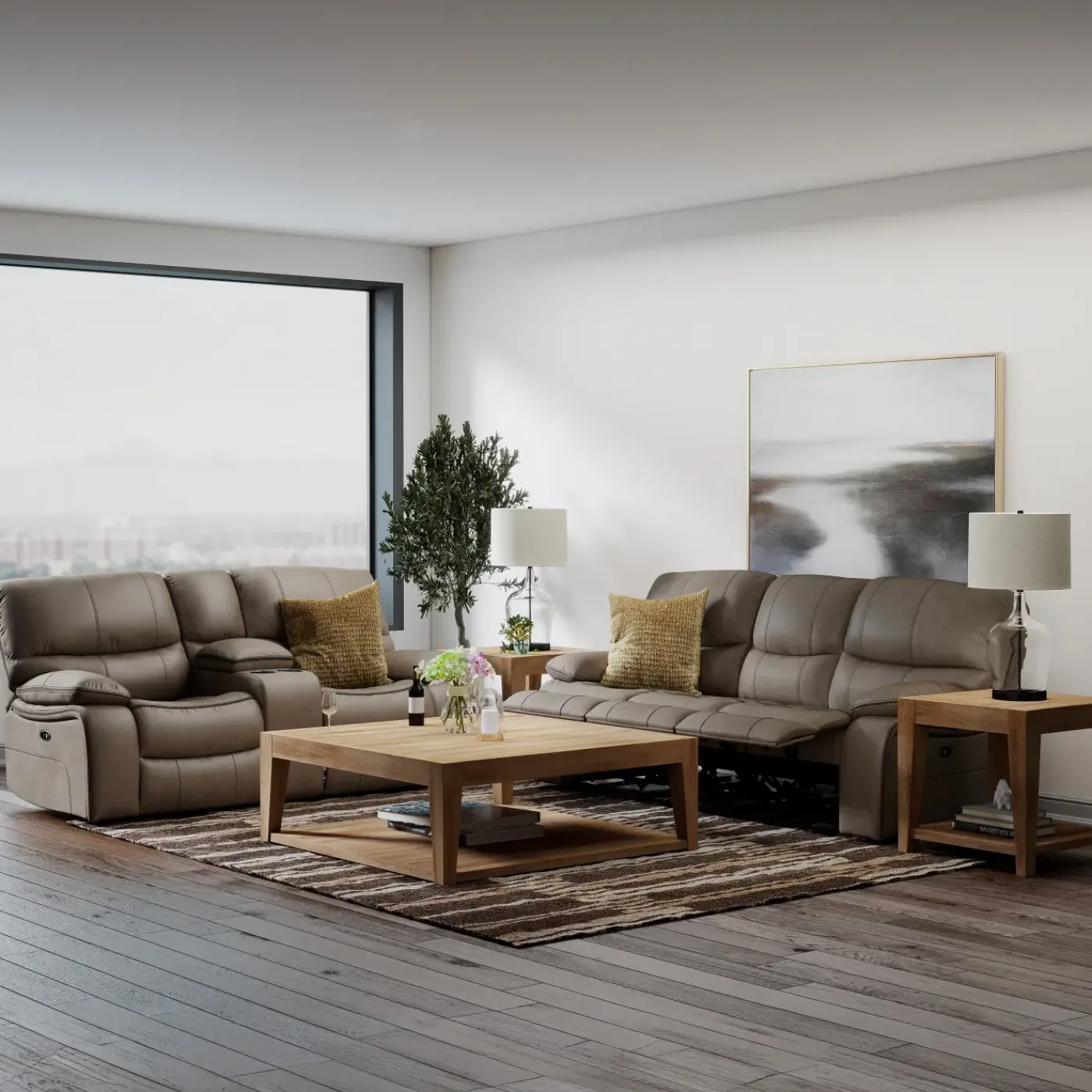 Outlet Trilogy Power Reclining Living Room Set- Living Room Sets