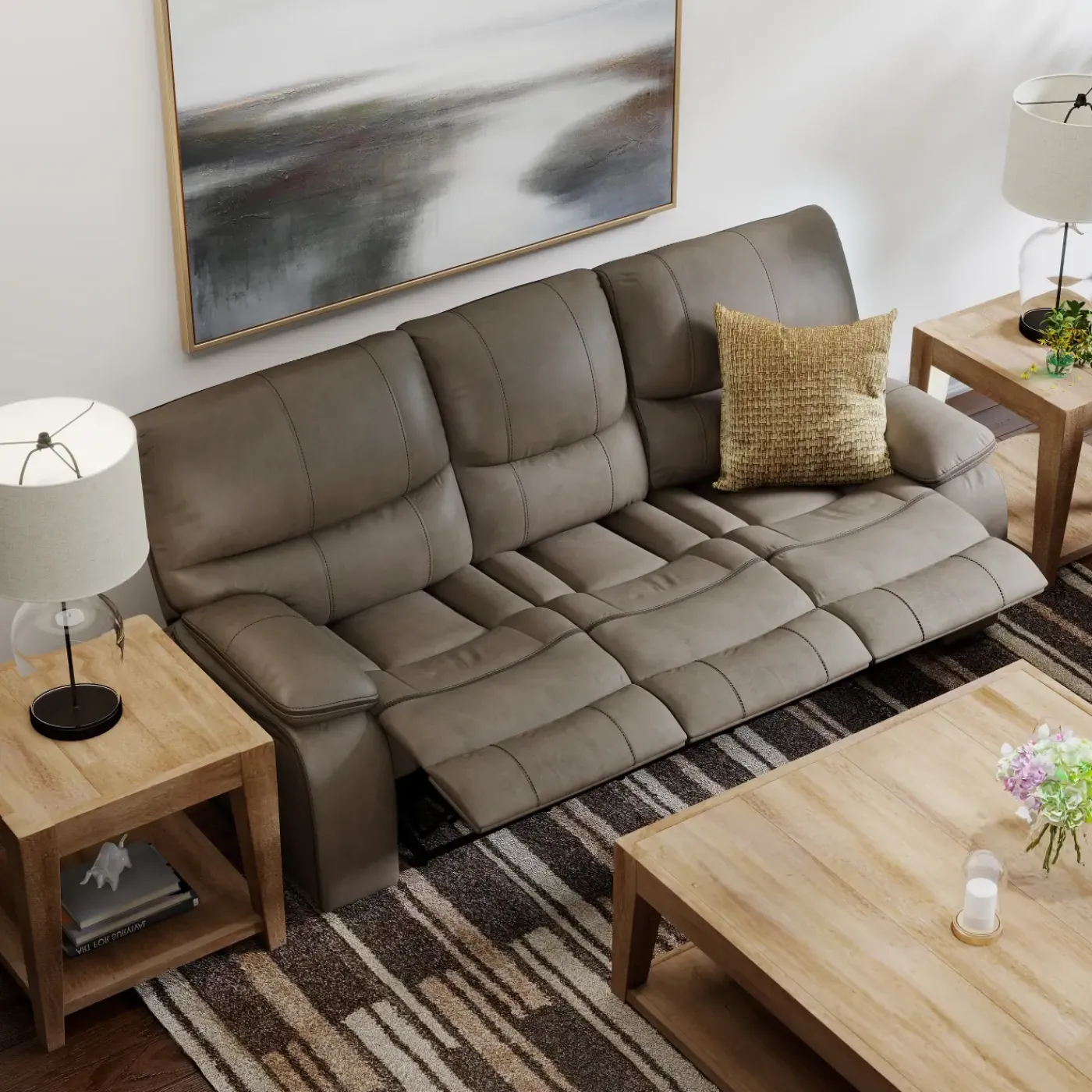 Online Trilogy Power Triple Reclining Sofa Sofas & Couches