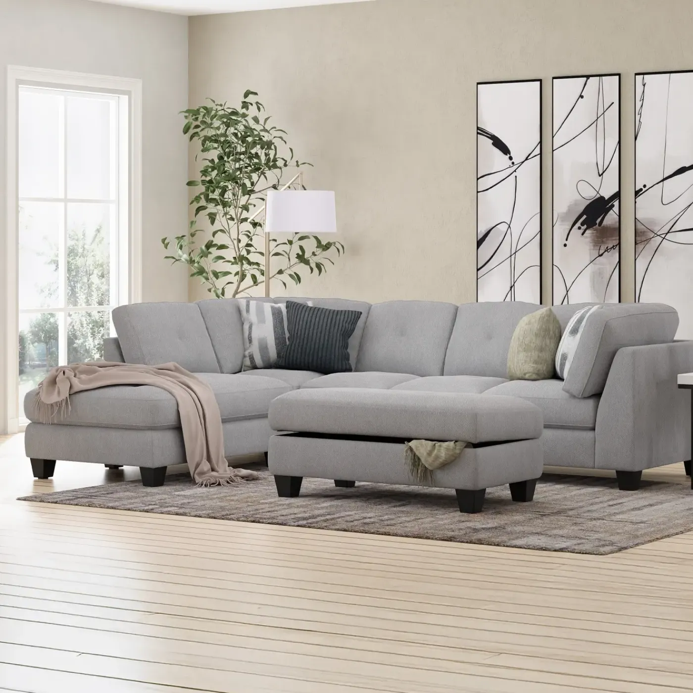 Hot Trinton Sectional Living Room Sets|Sectionals