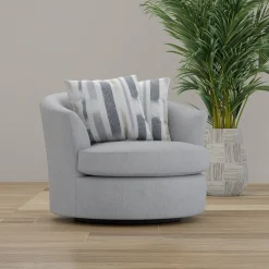 Sale Trinton Swivel Chair with 2 Pillows Chairs